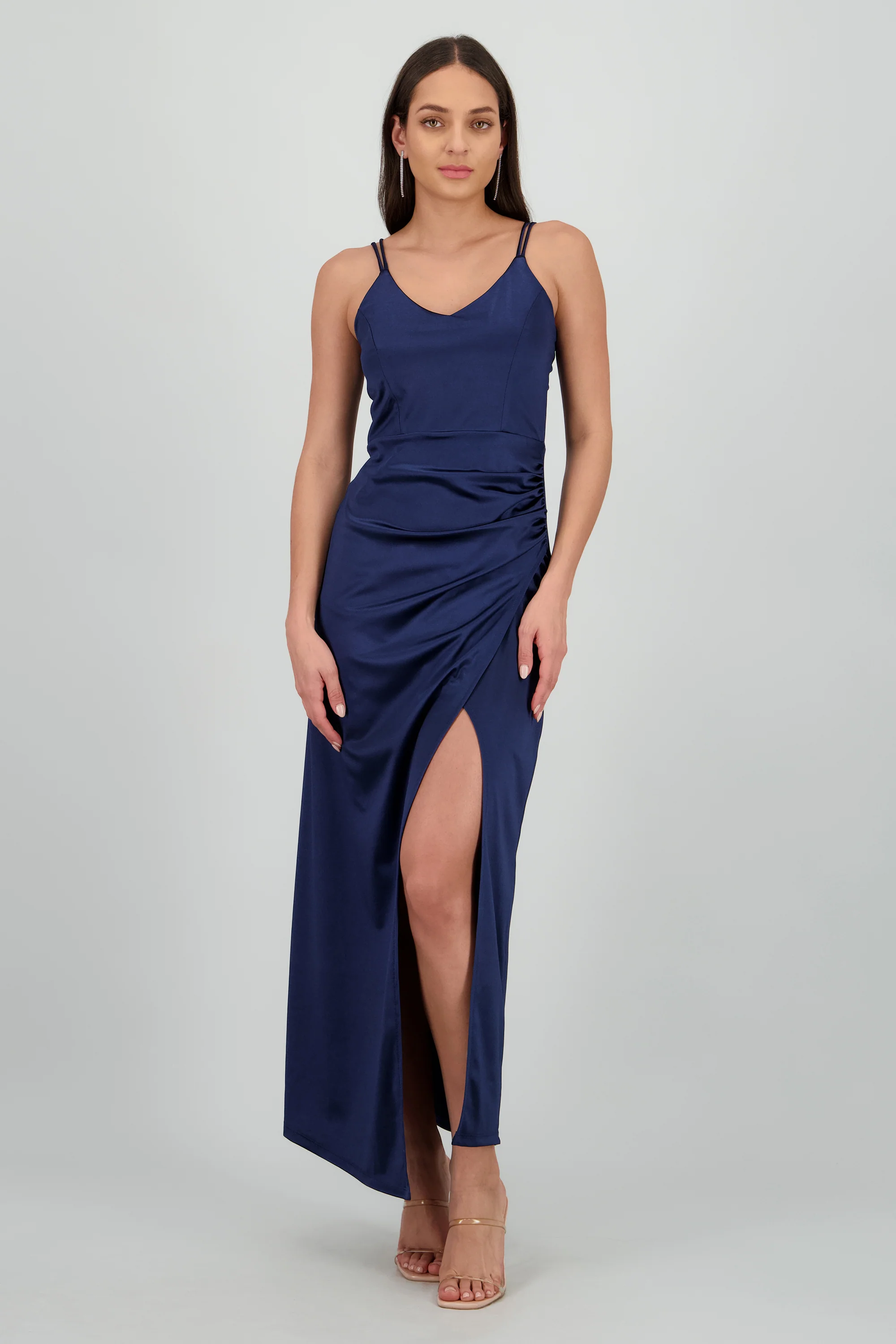 VESTIDO TIRANTES DRAPEADO