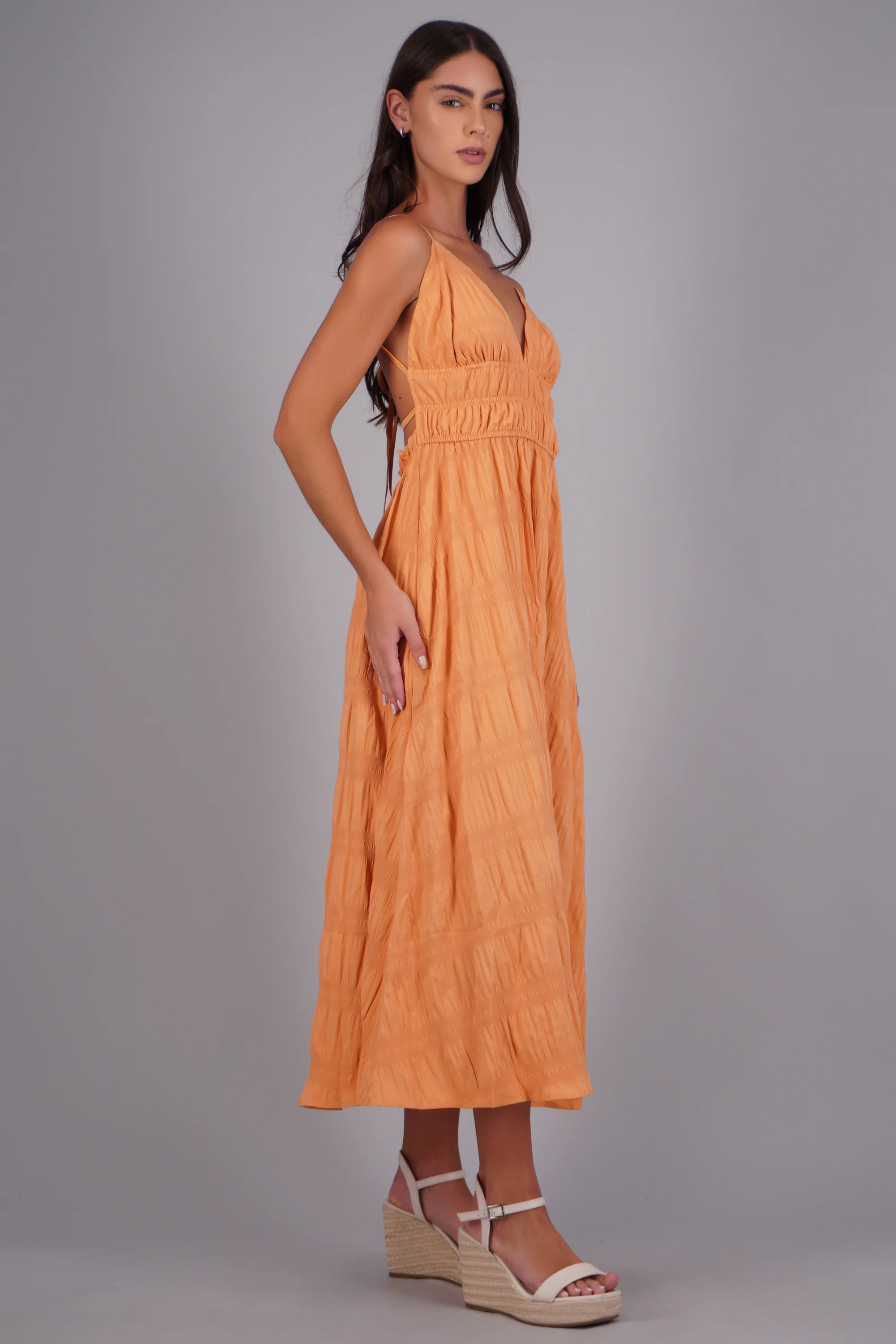 Vestido tirantes textura - Image 3