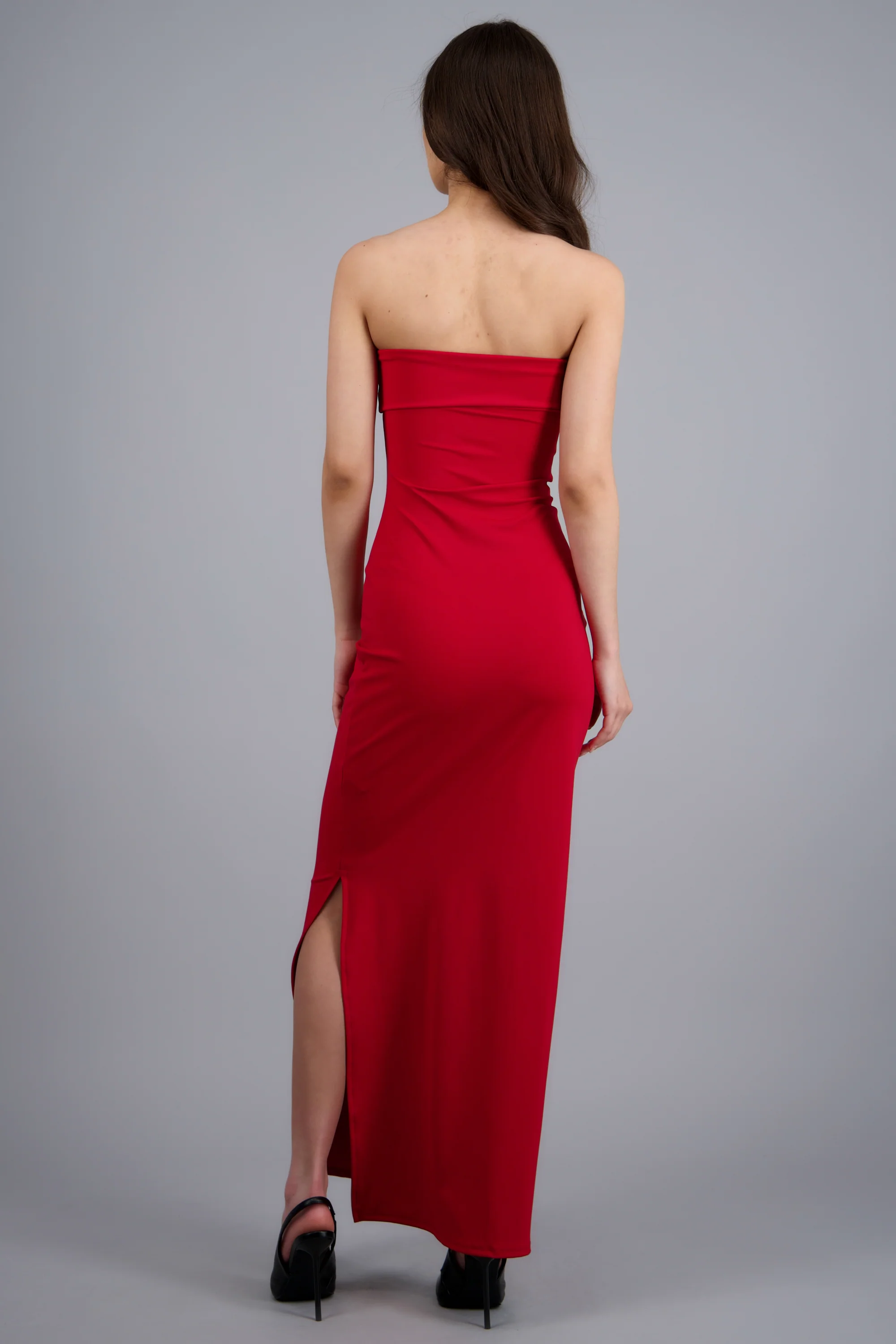 Vestido tubo con doblez - Image 4