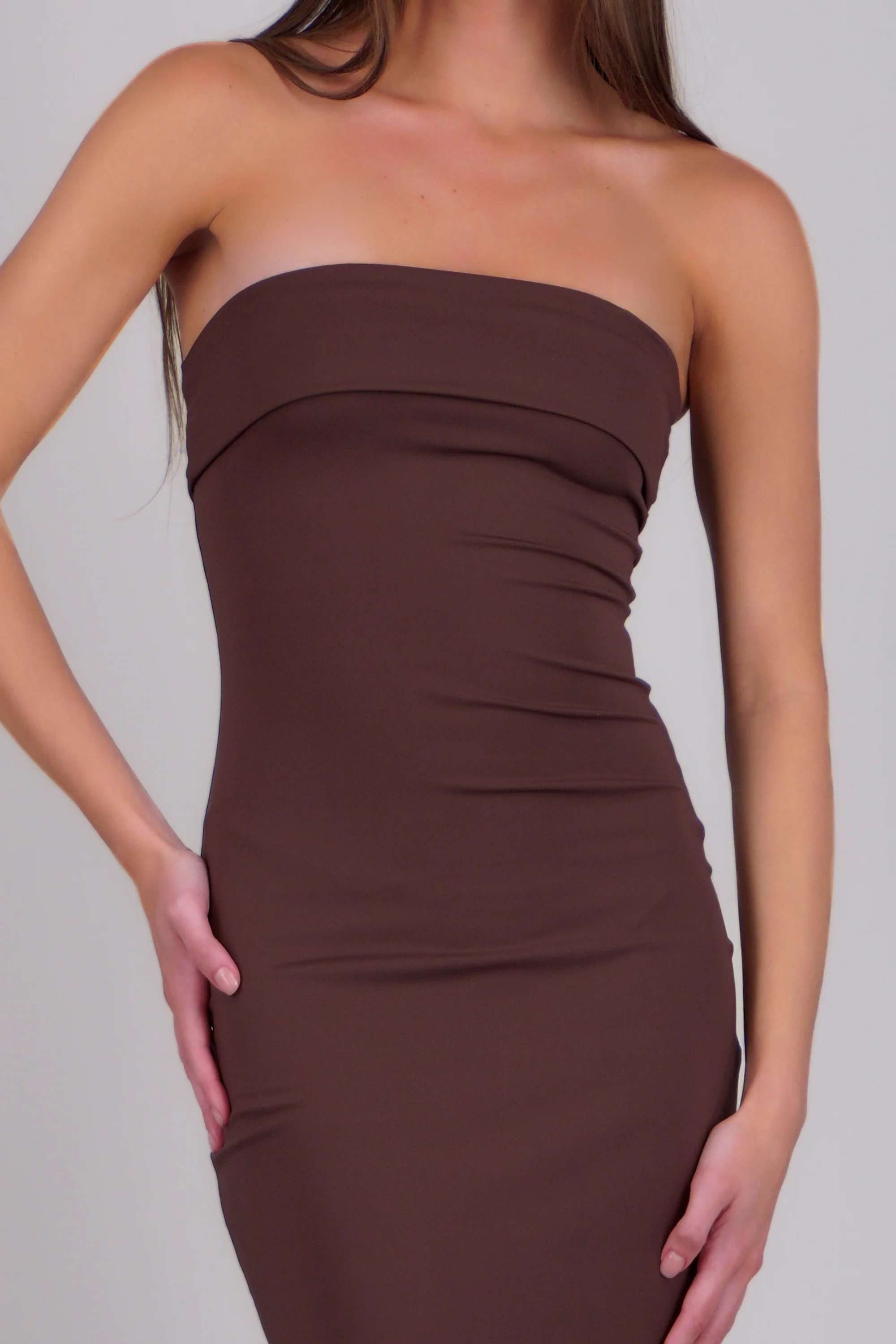 Vestido tubo con doblez - Image 5