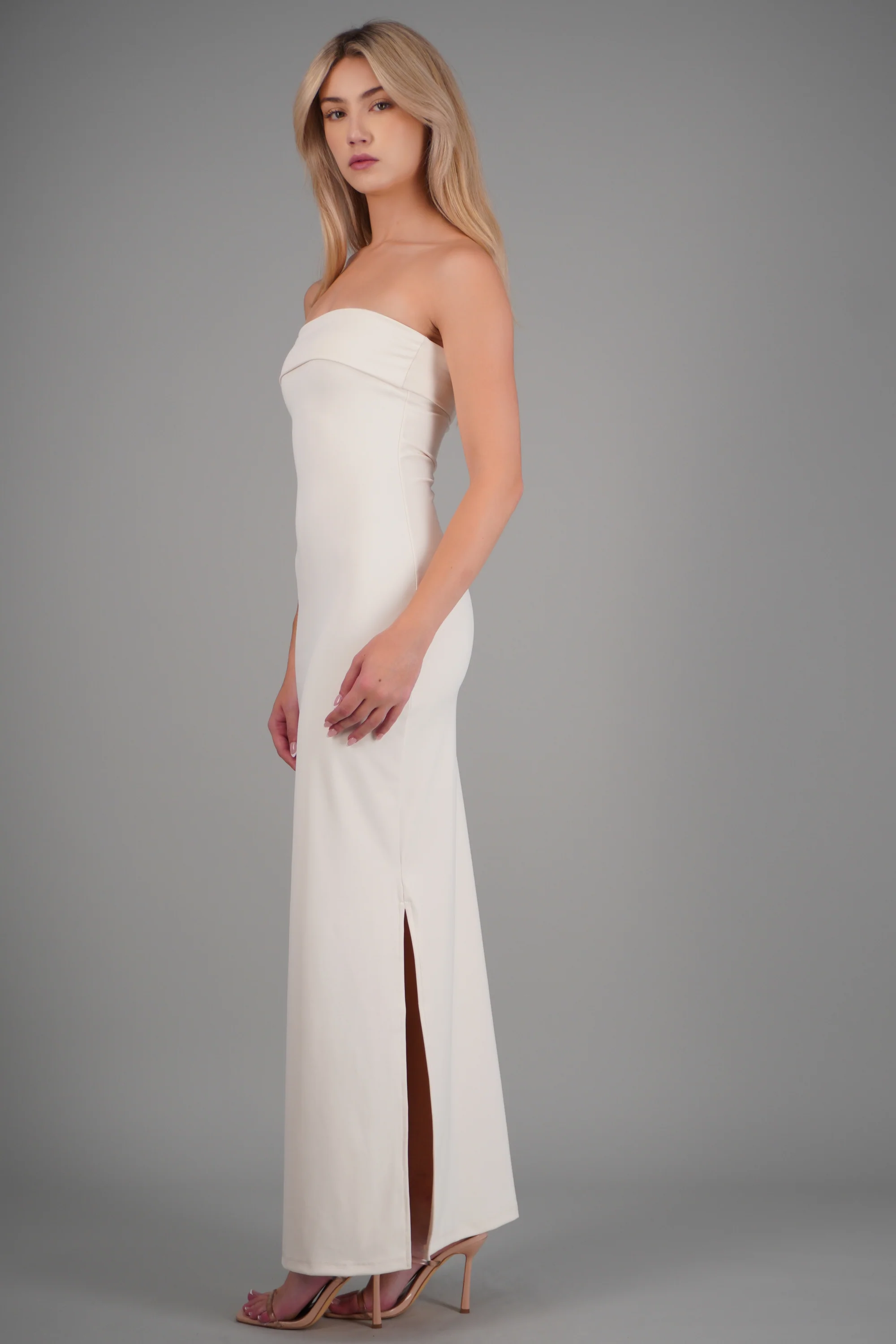 Vestido tubo con doblez - Image 2