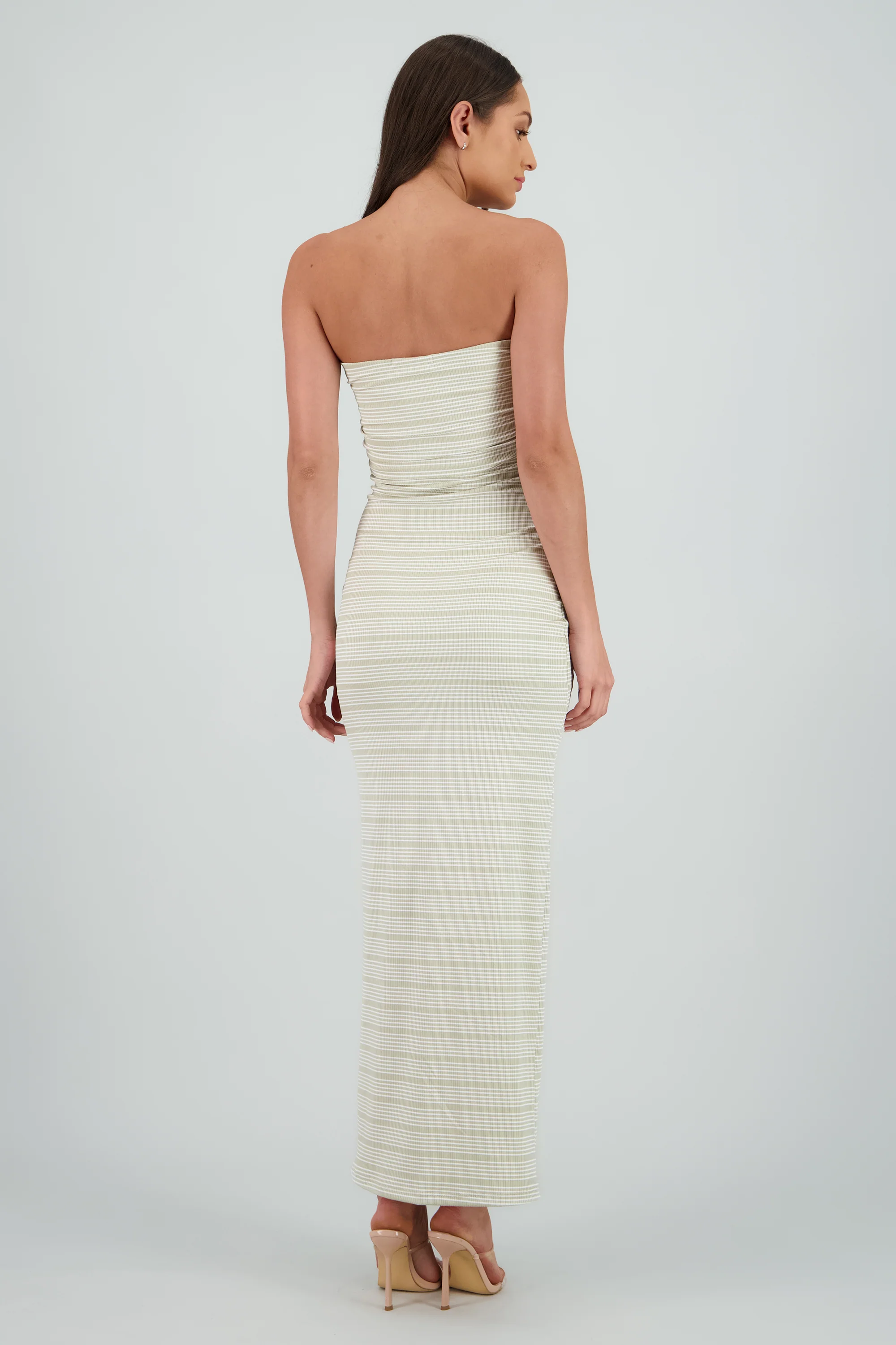 Vestido tubo estampado rayas - Image 4
